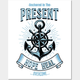 Hope heal overcome Posters and Art